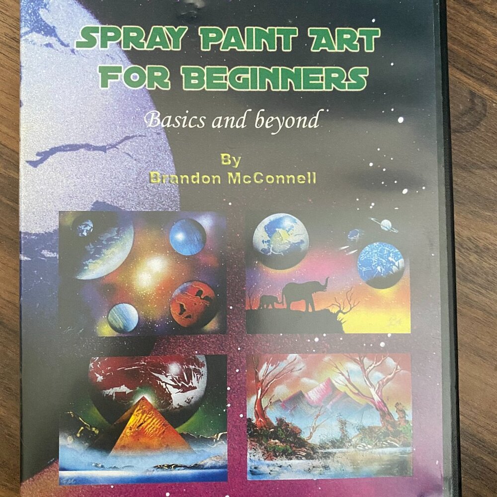 The Starting Guide To Spray Painting for Beginners DVD NEVER PLAYED